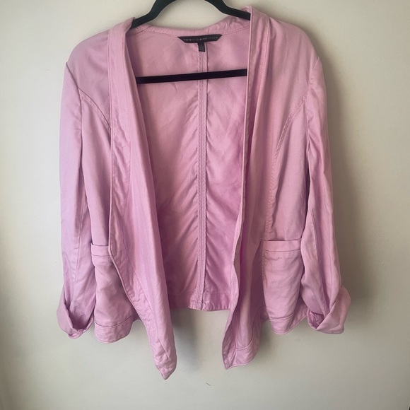 White House Black Market Sweaters - White House Black Market Pink Cardigan Jacket Large